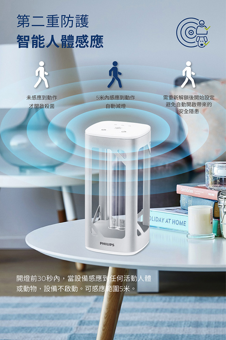 PHILIPS_PU002 飛利浦 消毒燈 滅菌燈 殺菌機 除蟎 紫外線殺菌燈 全電壓 紫外線殺菌燈